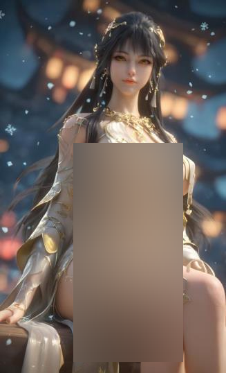 推特白月容素AI绘图精品95P3V优质国漫